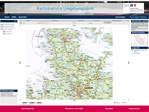Screenshot der Projekt-Webseite Kartenservice Umgebungslärm Schleswig-Holstein